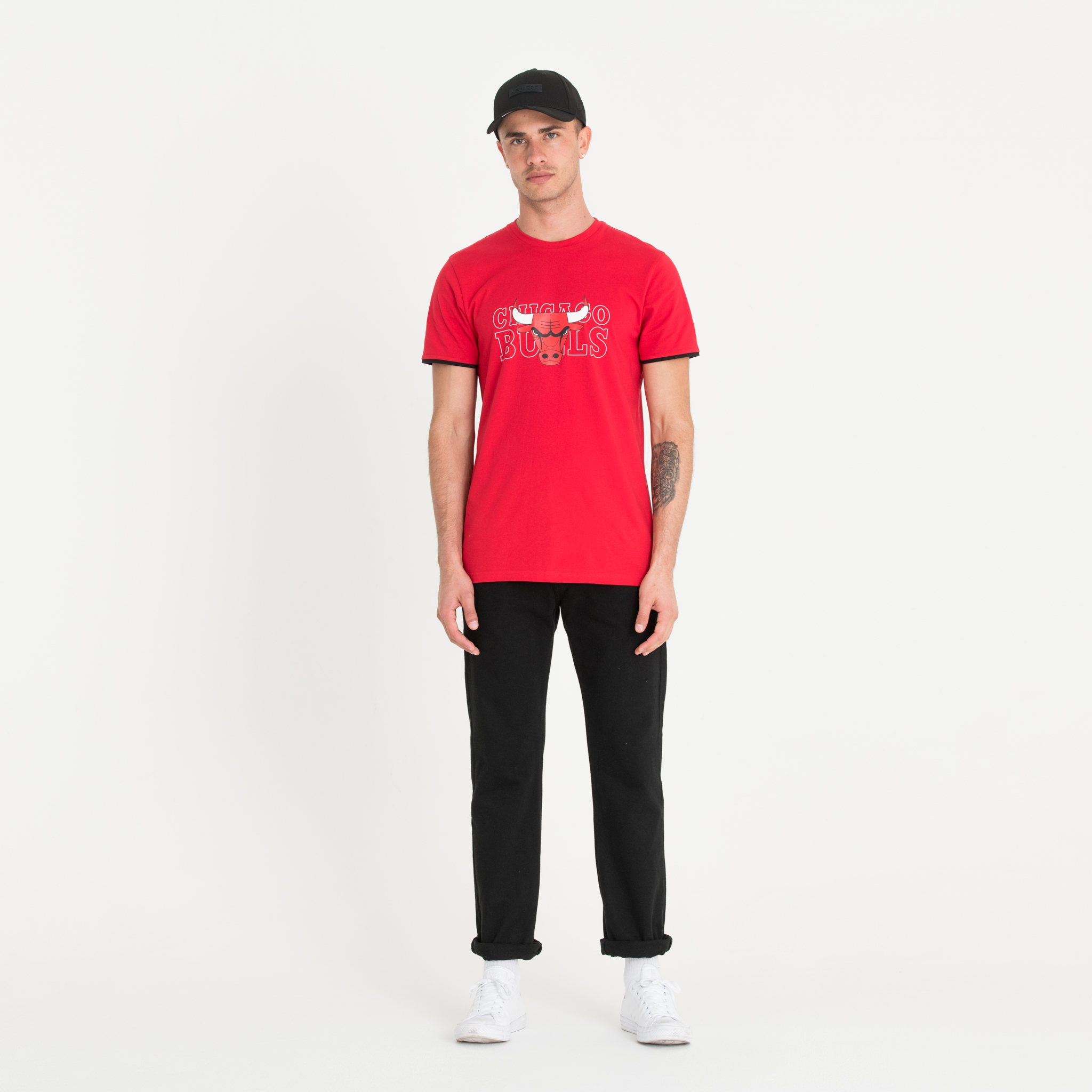 Chicago Bulls Red Graphic Tee