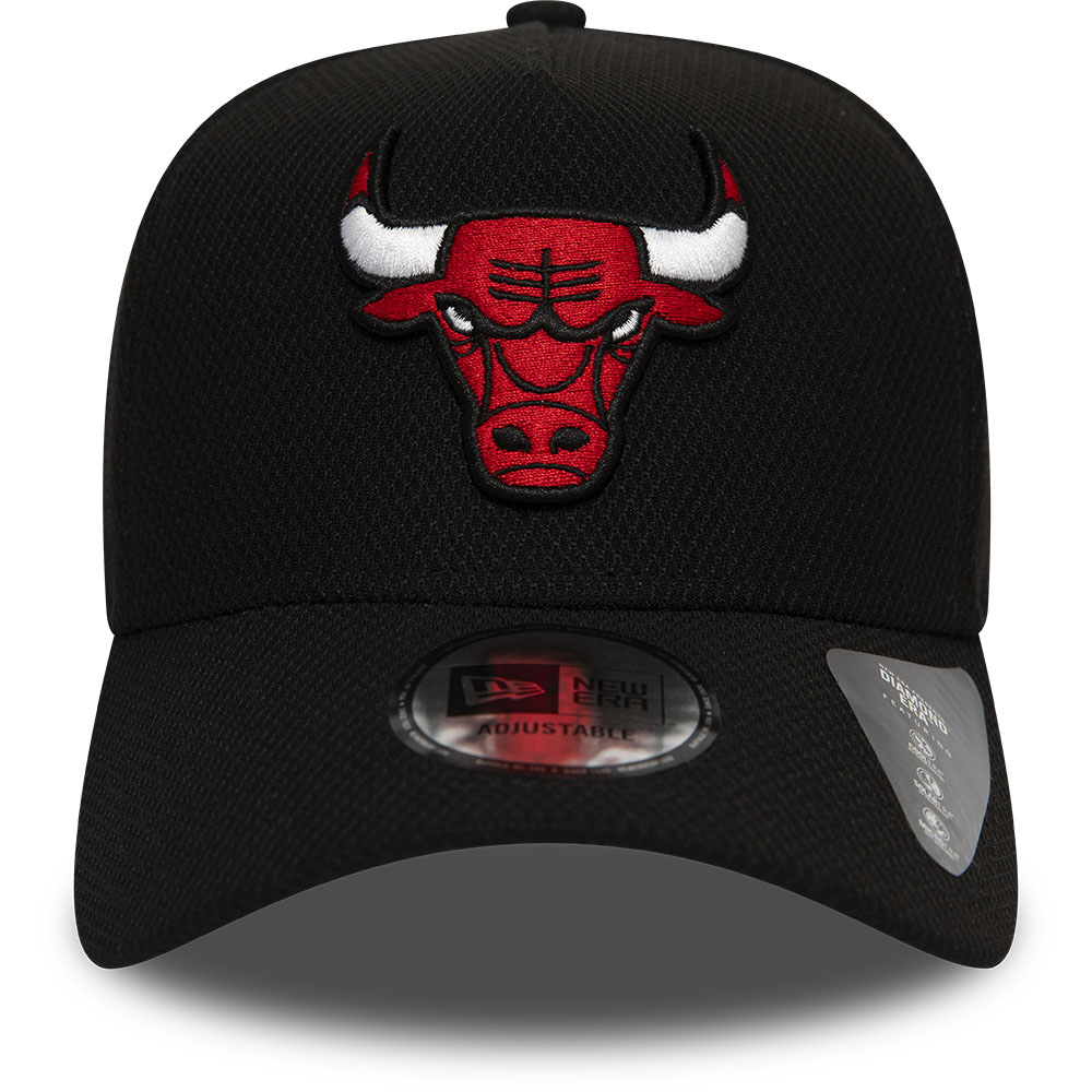 Chicago Bulls Black Base A Frame Trucker Cap