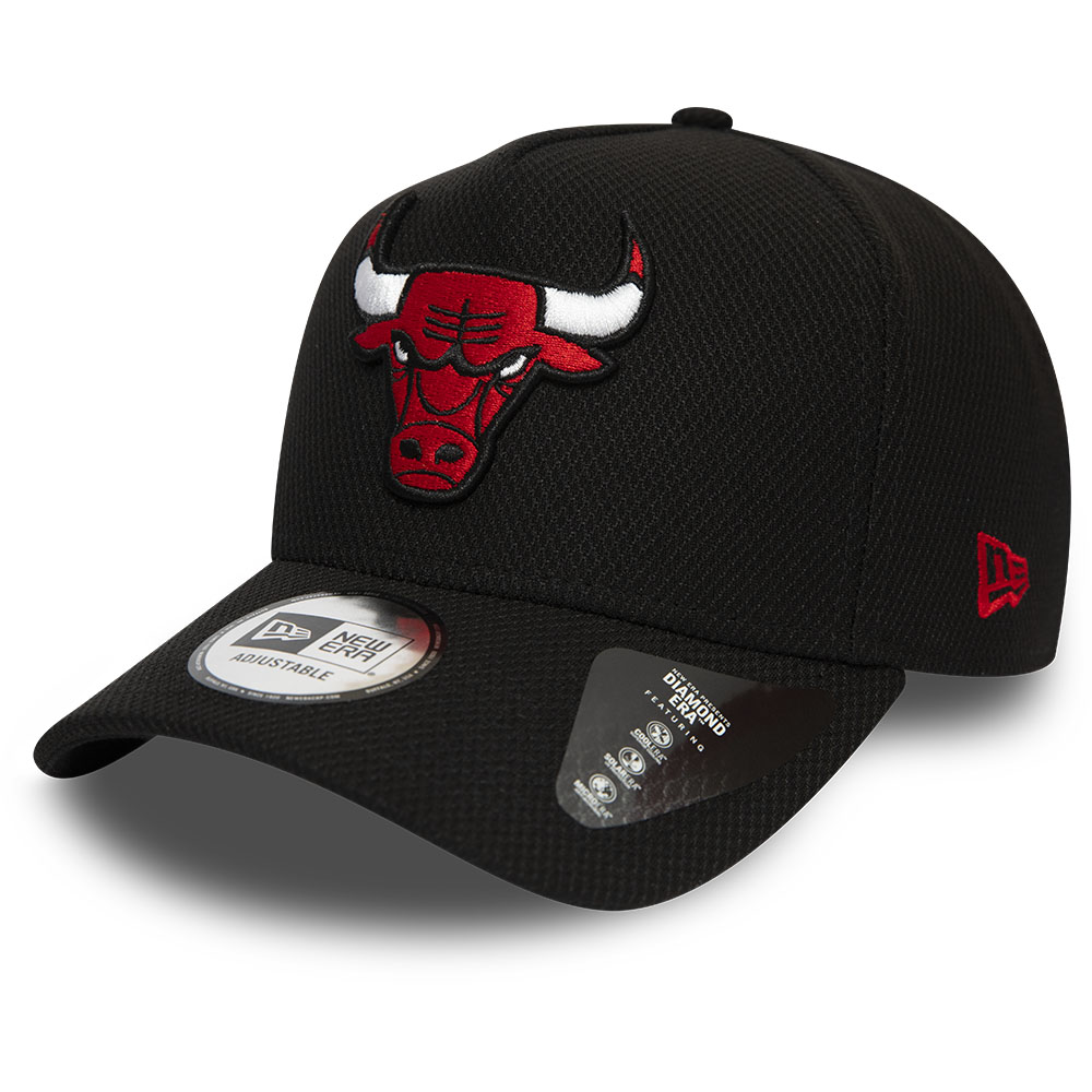 Chicago Bulls Black Base A Frame Trucker Cap