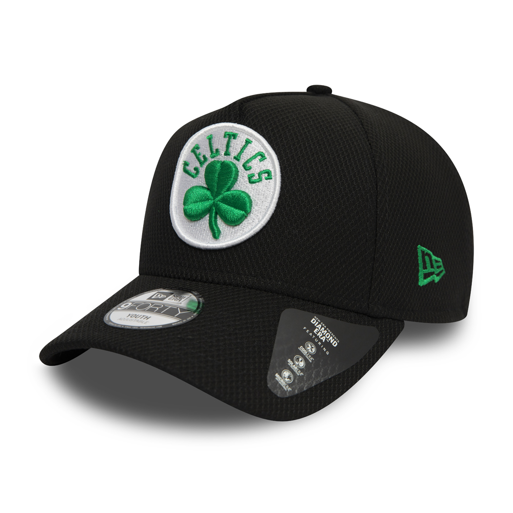 Boston Celtics Black Base Kids Trucker Cap