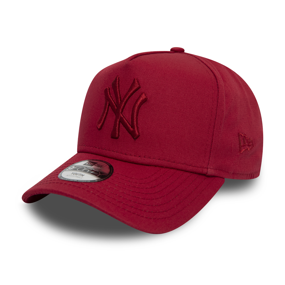 New York Yankees Essential Kids Red A Frame Trucker Cap