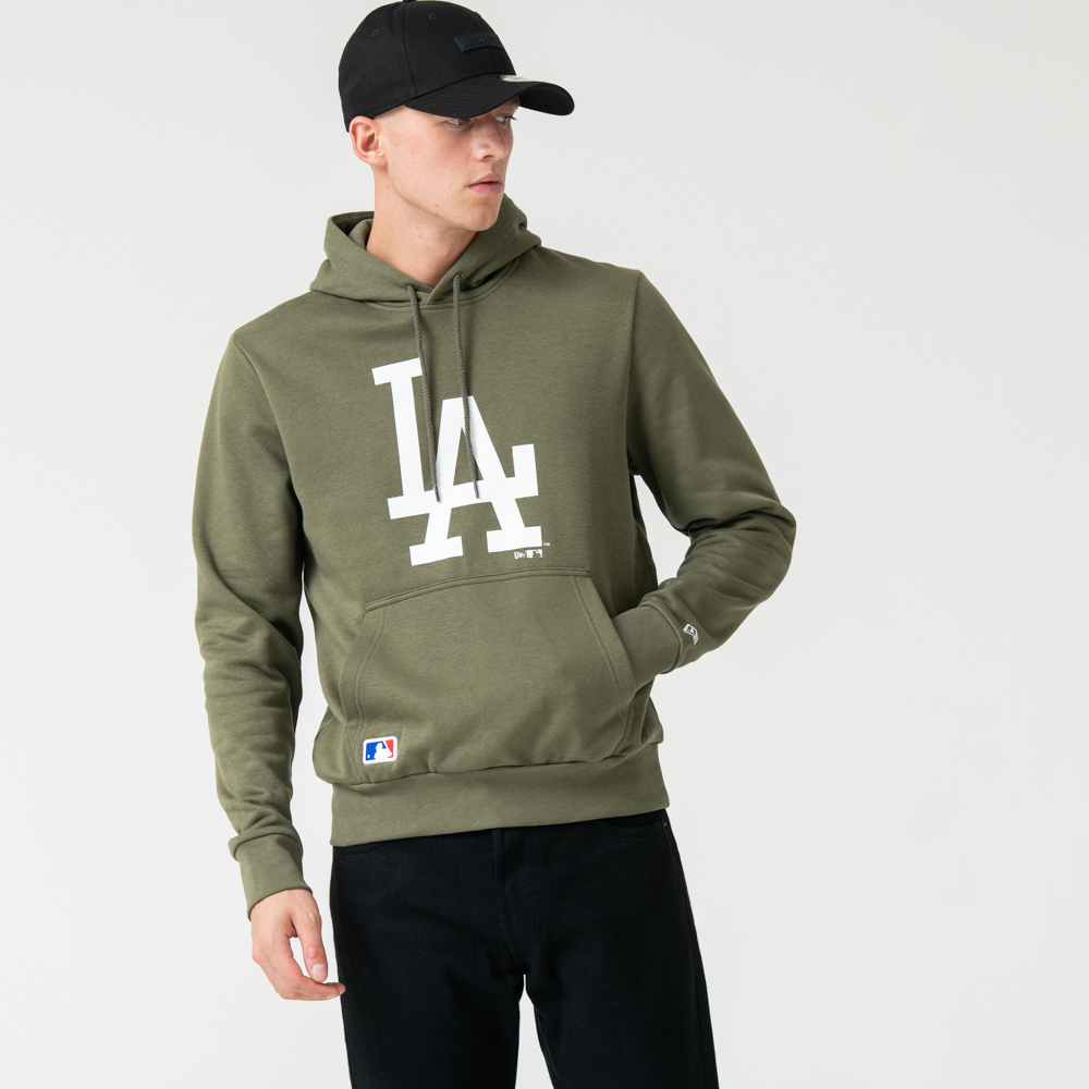 Los Angeles Dodgers Green Pullover Hoodie