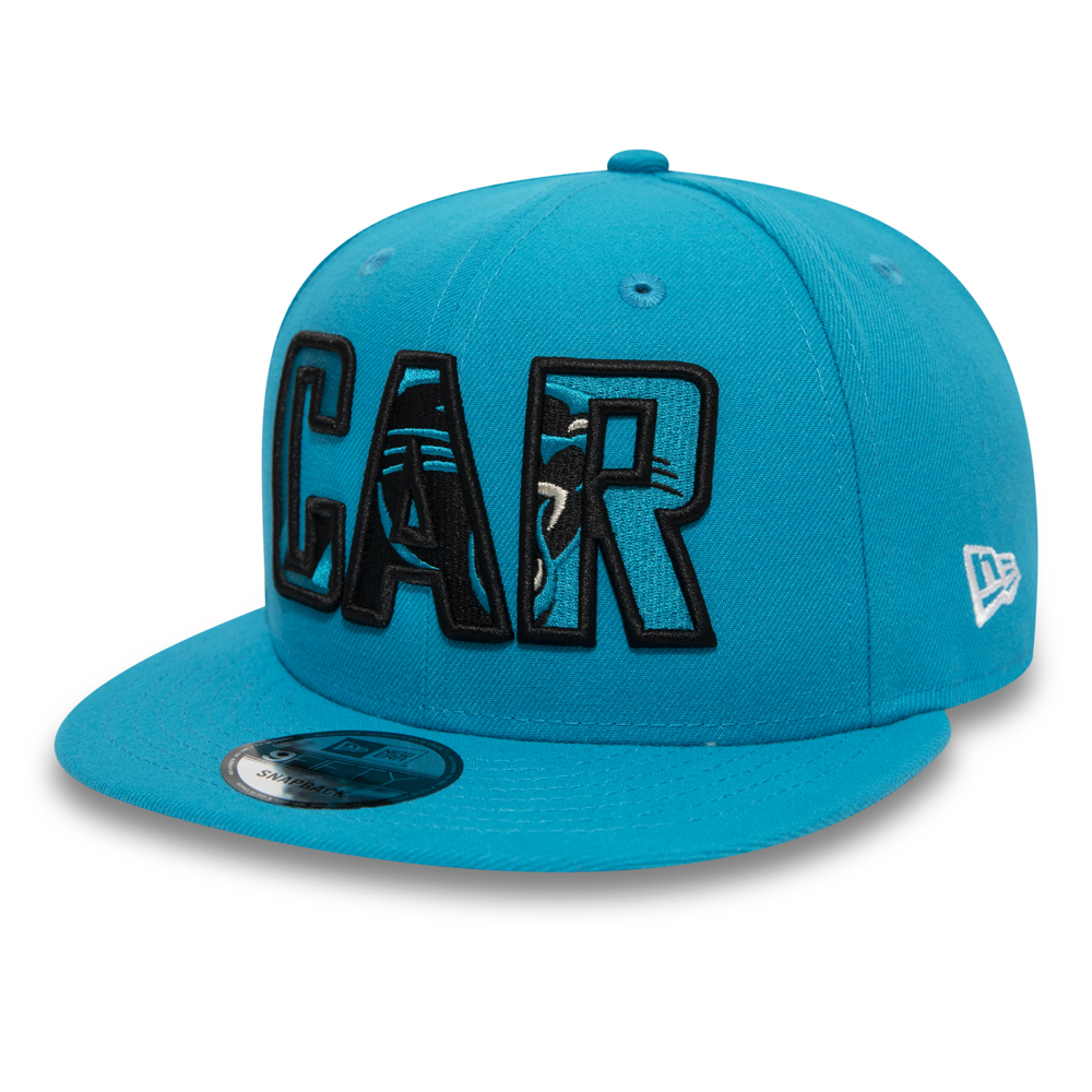 Carolina Panthers Typography Logo Blue 9FIFTY Cap
