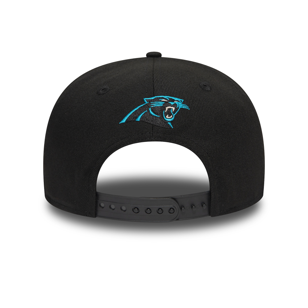 Casquette 9FIFTY noire avec logo Element des Panthers de la Caroline