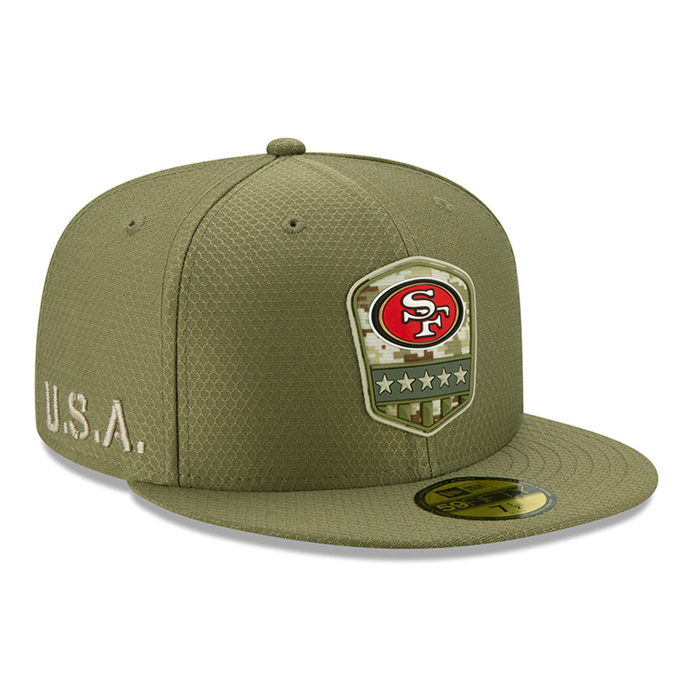 New Era England Patriots 59fifty Basecap On Field 2019 Salute To Service 