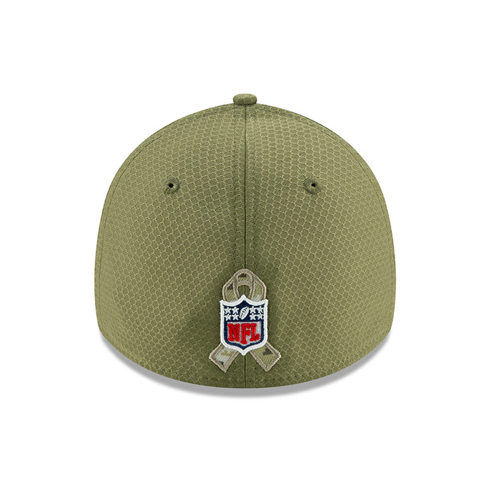 New England Patriots Salute To Service Green 39THIRTY Cap