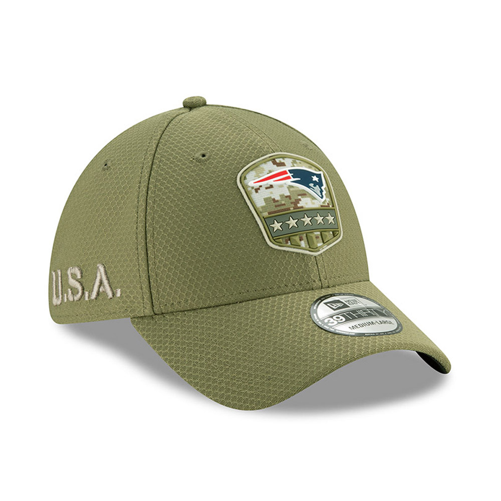 New England Patriots Salute To Service Green 39THIRTY Cap