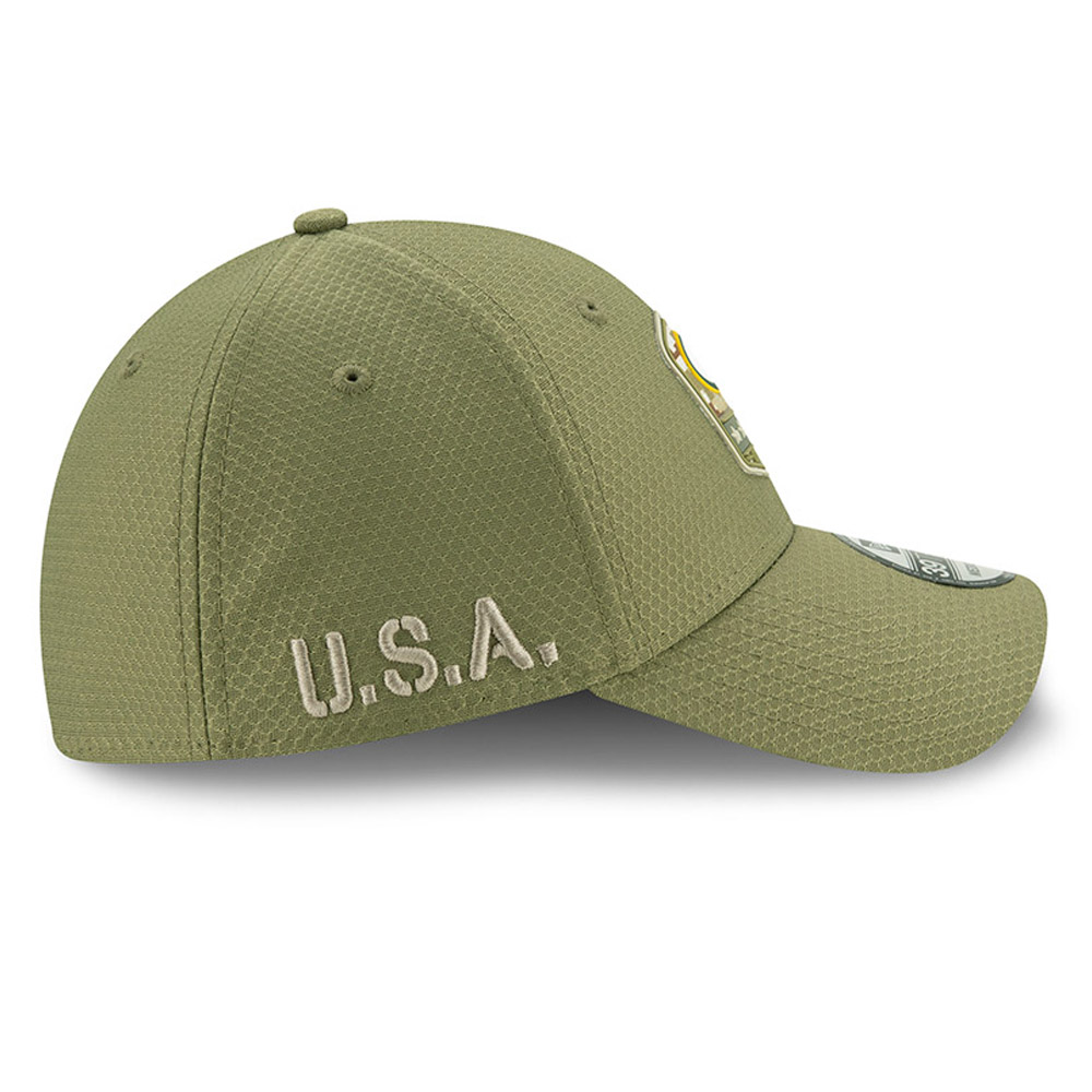 Green Bay Packers Salute To Service Green 39THIRTY Cap
