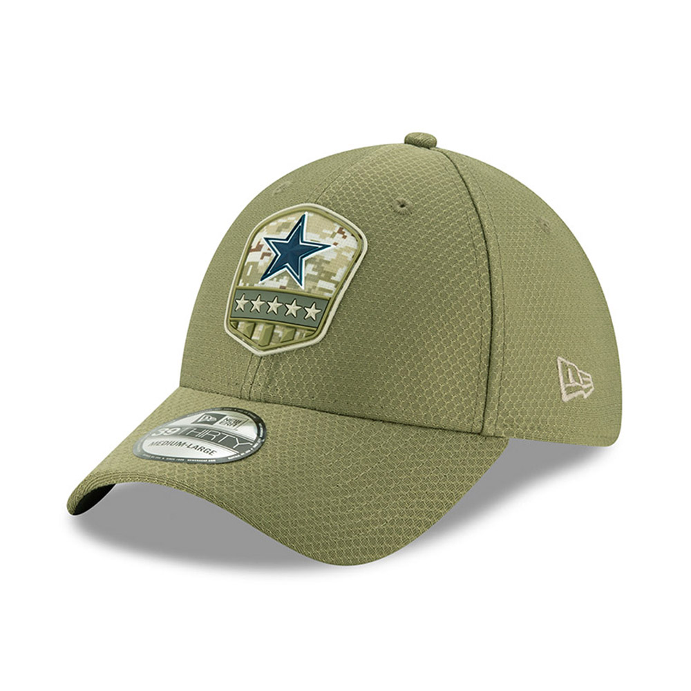 Dallas Cowboys Salute To Service Green 39THIRTY Cap