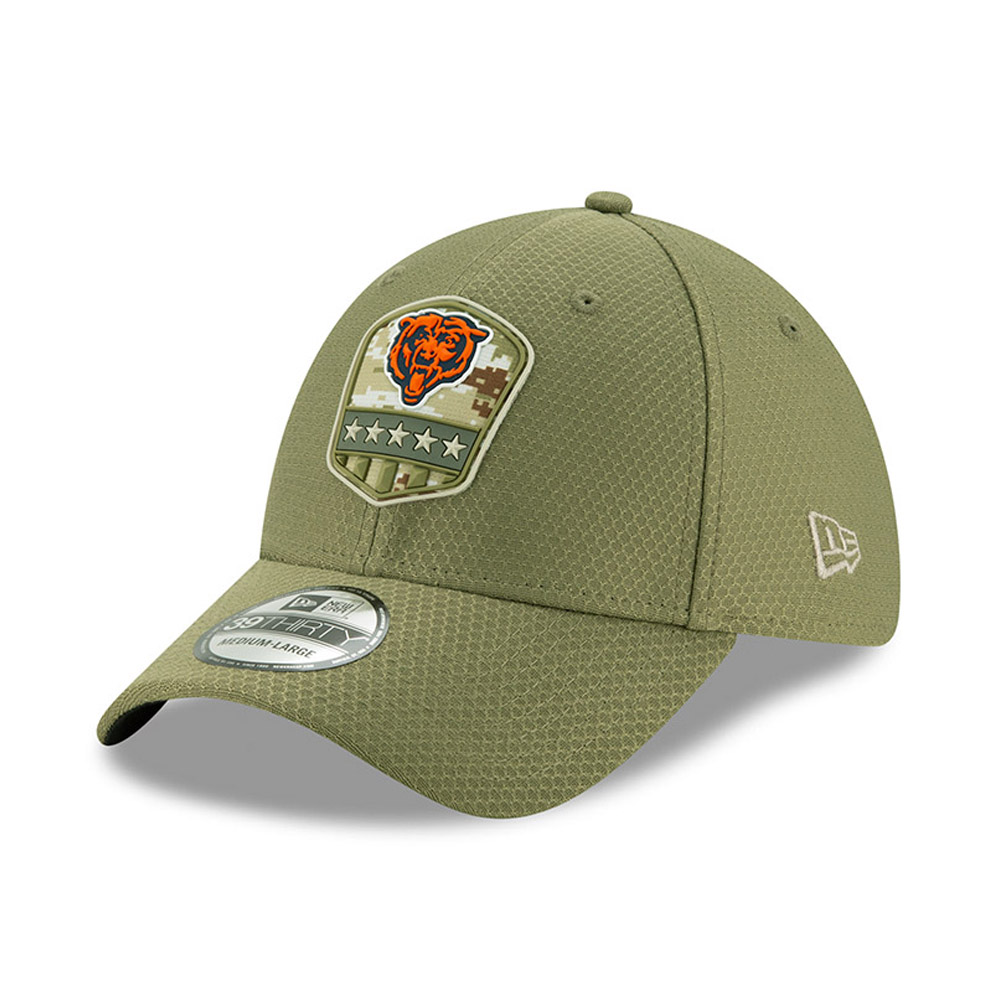 Chicago Bears Salute To Service Green 39THIRTY Cap