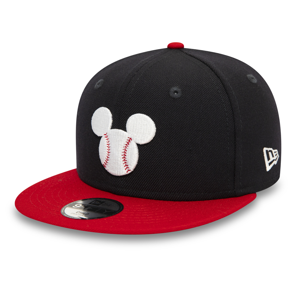 Mickey Mouse Baseball Logo Kids Navy 9FIFTY Cap
