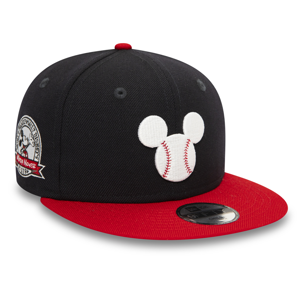 Mickey Mouse Baseball Logo Kids Navy 9FIFTY Cap
