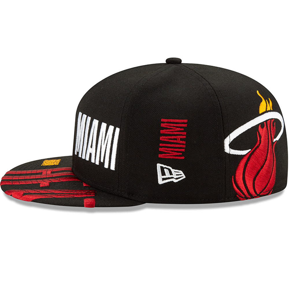 Miami Heat Tip Off Black 59FIFTY Cap