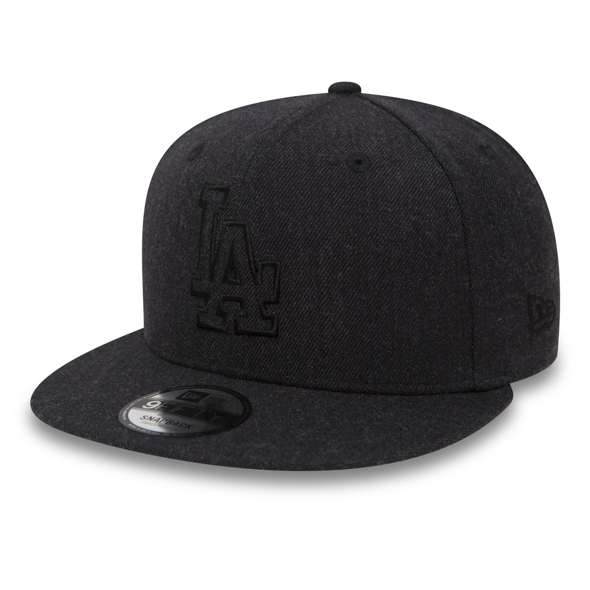 Los Angeles Dodgers Heather Essential Black 9FIFTY Cap