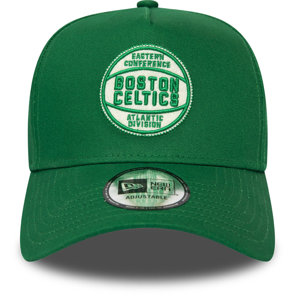Boston Celtics Felt Patch Green A Frame Trucker Cap