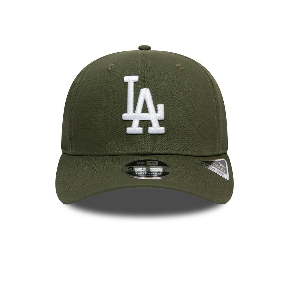 Los Angeles Dodgers Stretch Snapback Olive 9FIFTY Cap