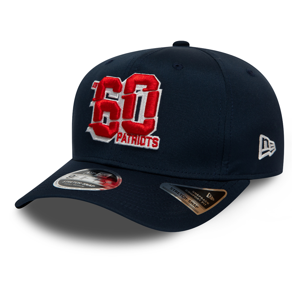 New England Patriots Number Stretch Navy 9FIFTY Cap