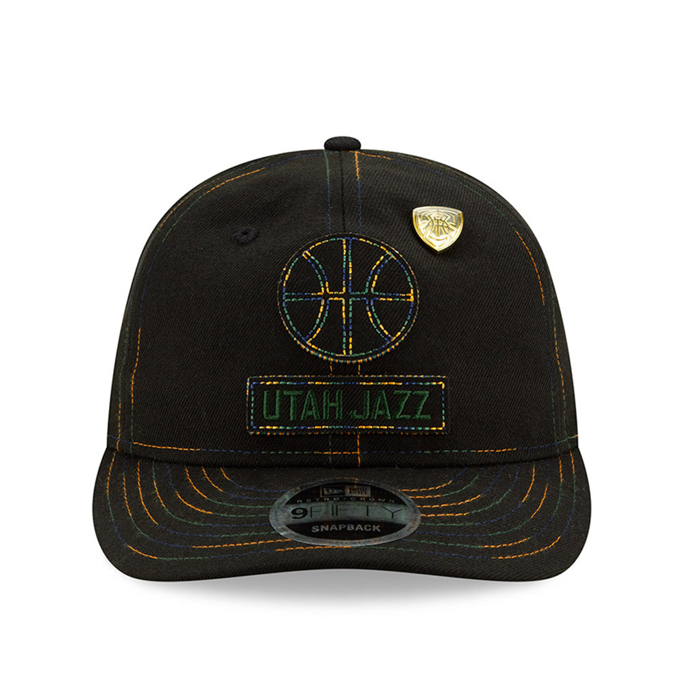 Donovan Mitchell Utah Jazz Stitch Detail Black 9FIFTY Cap