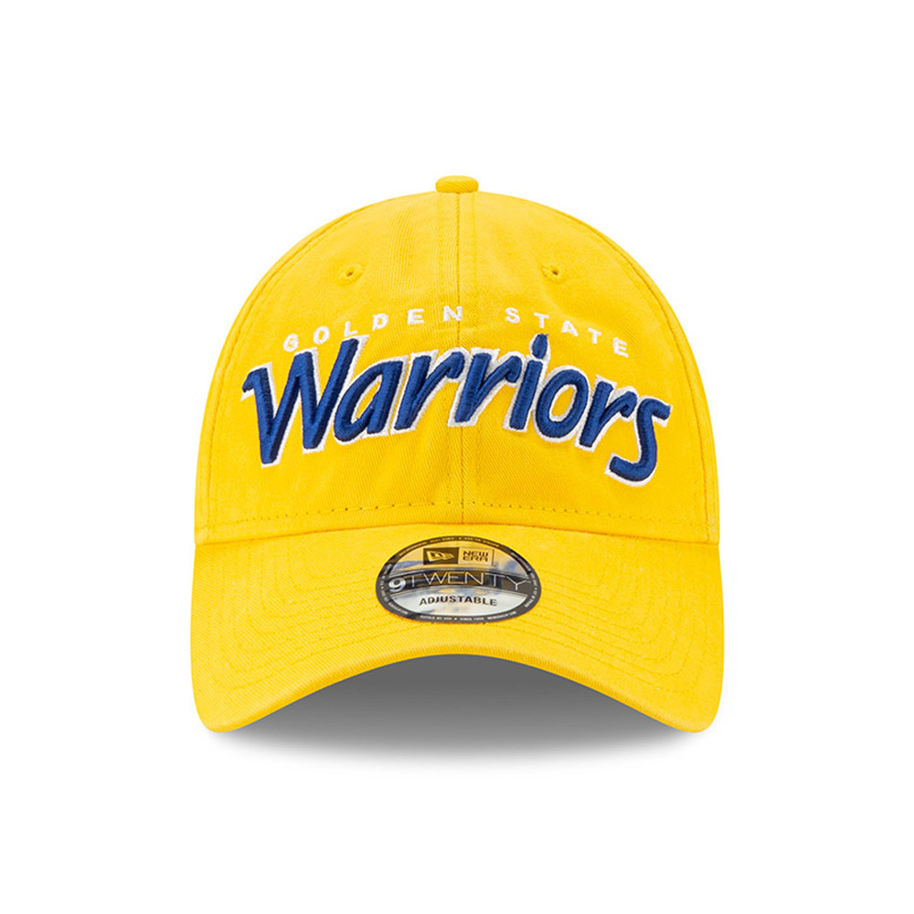 Golden State Warriors Yellow Hard Wood Classic 9TWENTY Cap