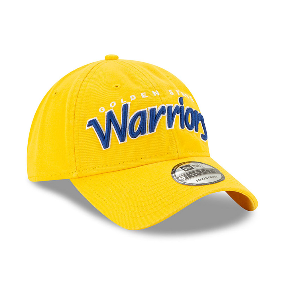 Golden State Warriors Yellow Hard Wood Classic 9TWENTY Cap