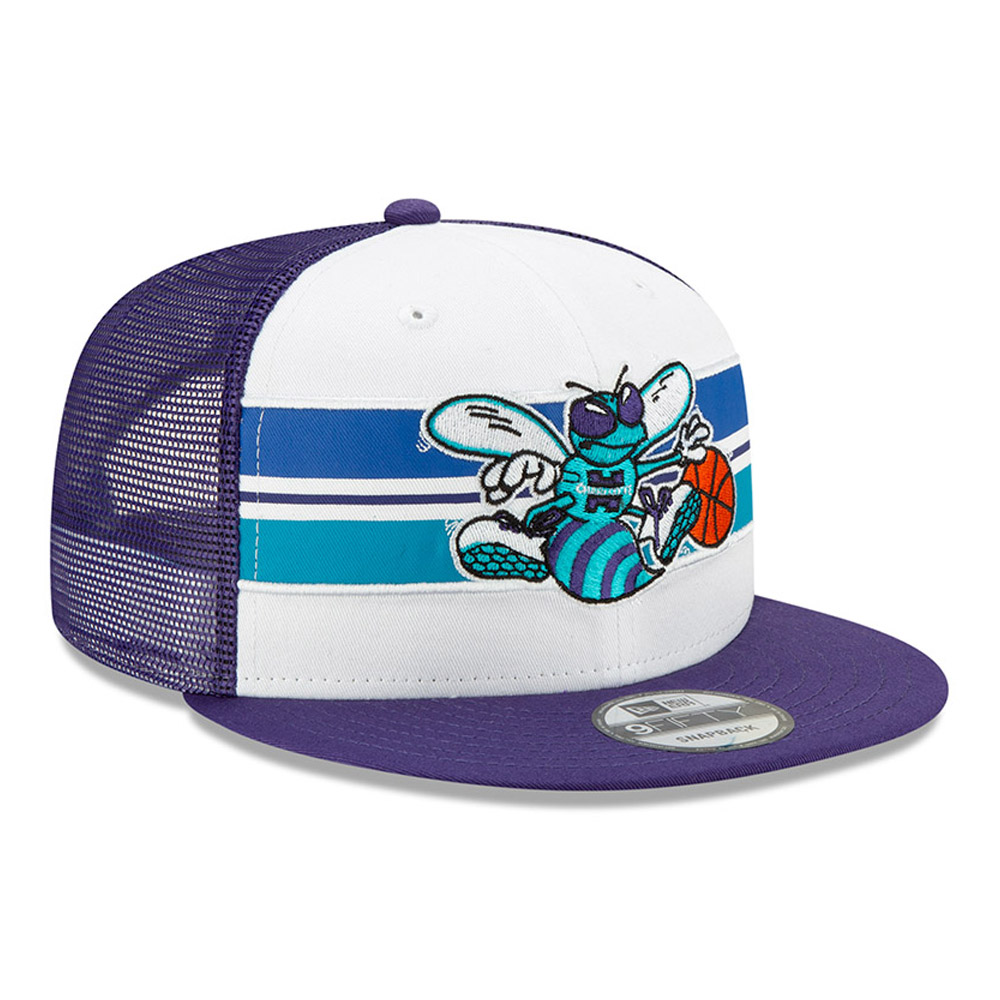 Charlotte Hornets Purple Hard Wood Classic 9FIFTY Snapback Cap