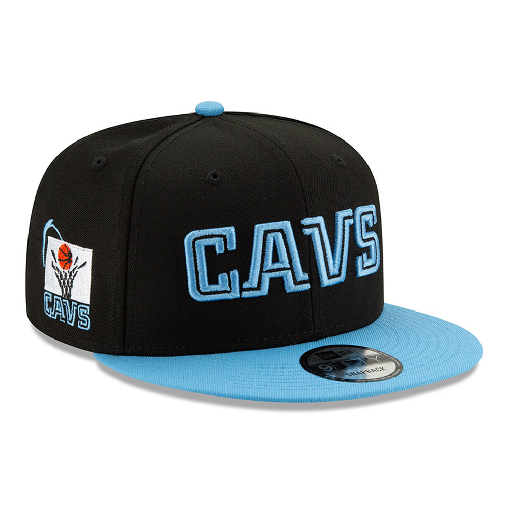 Cleveland Cavaliers Blue Visor Hard Wood Classic 9FIFTY Cap