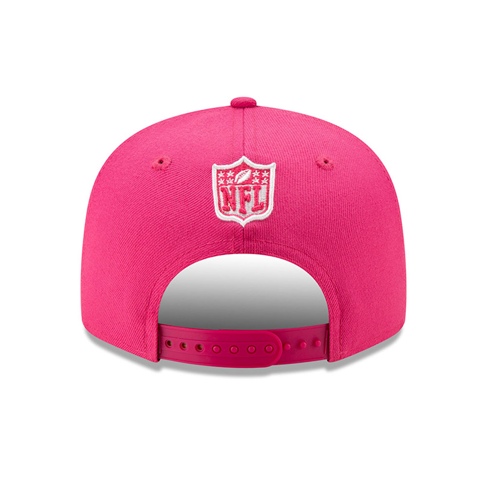 grey and pink nfl hats