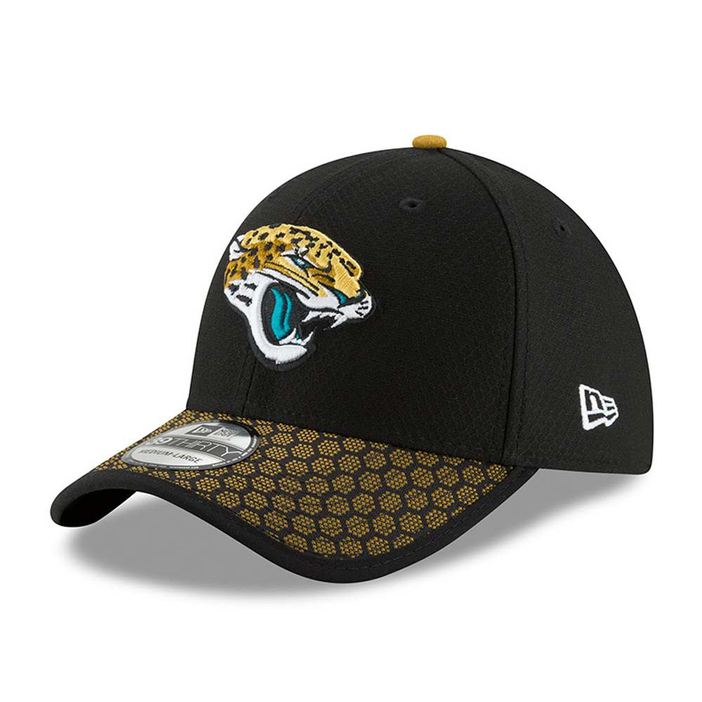 Jacksonville Jaguars 2017 Sideline Black 39THIRTY Cap