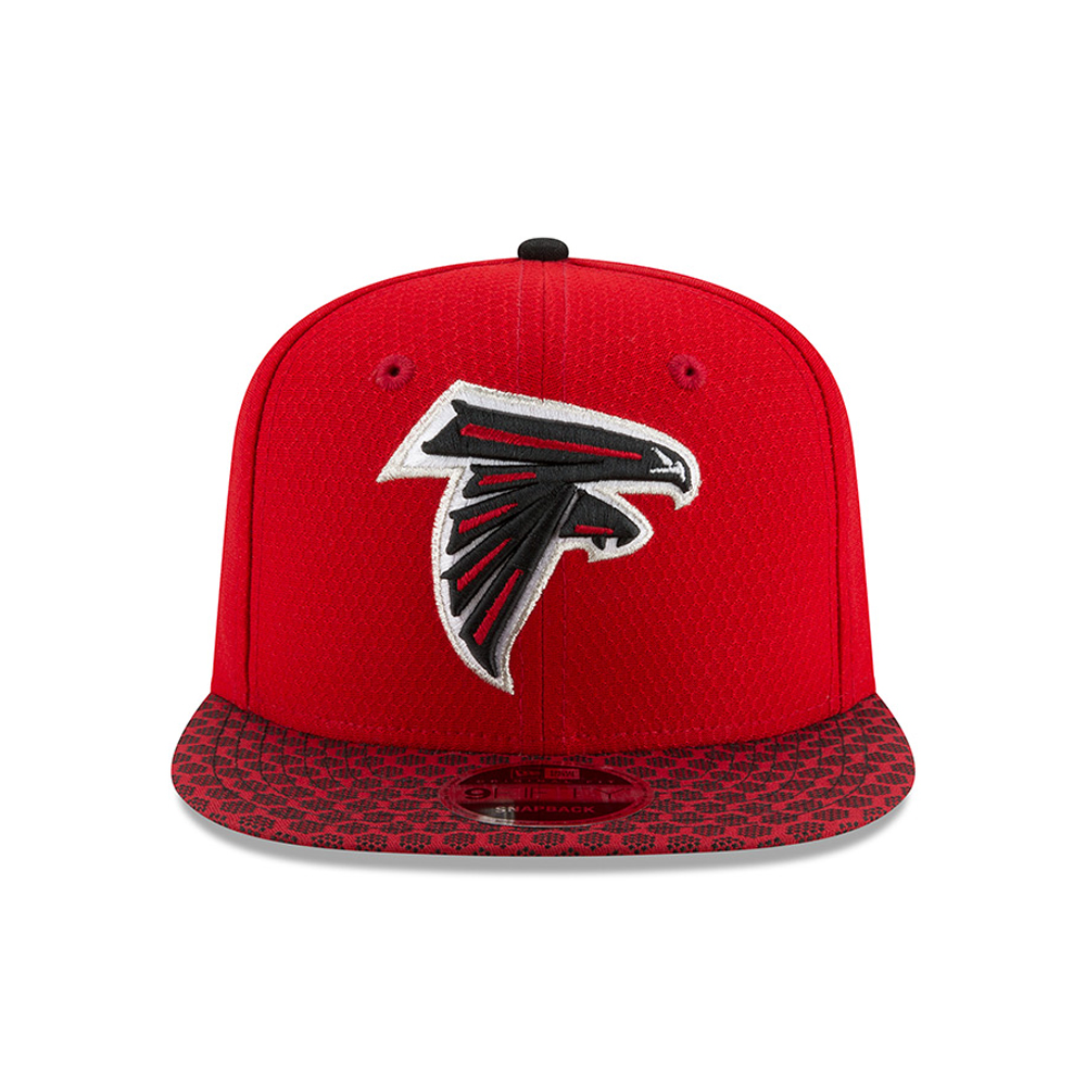 Atlanta Falcons 2017 Sideline OF 9FIFTY Red Snapback Cap