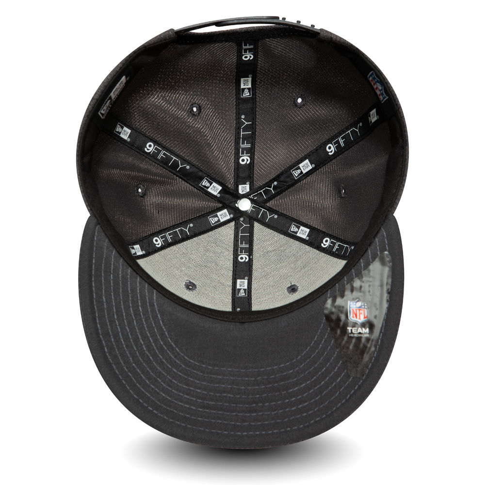 NFL Official Logo Outline Grey 9FIFTY Snapback Cap