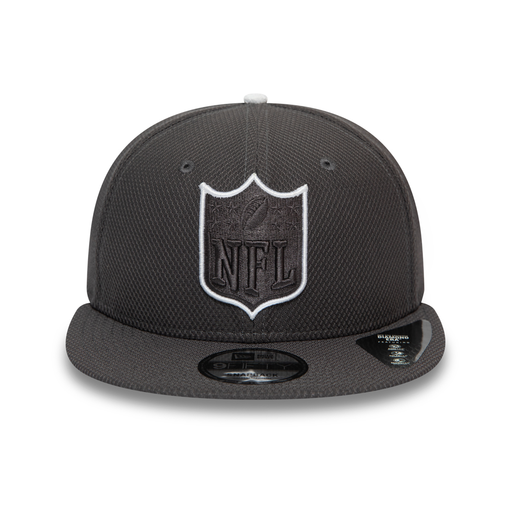 NFL Official Logo Outline Grey 9FIFTY Snapback Cap