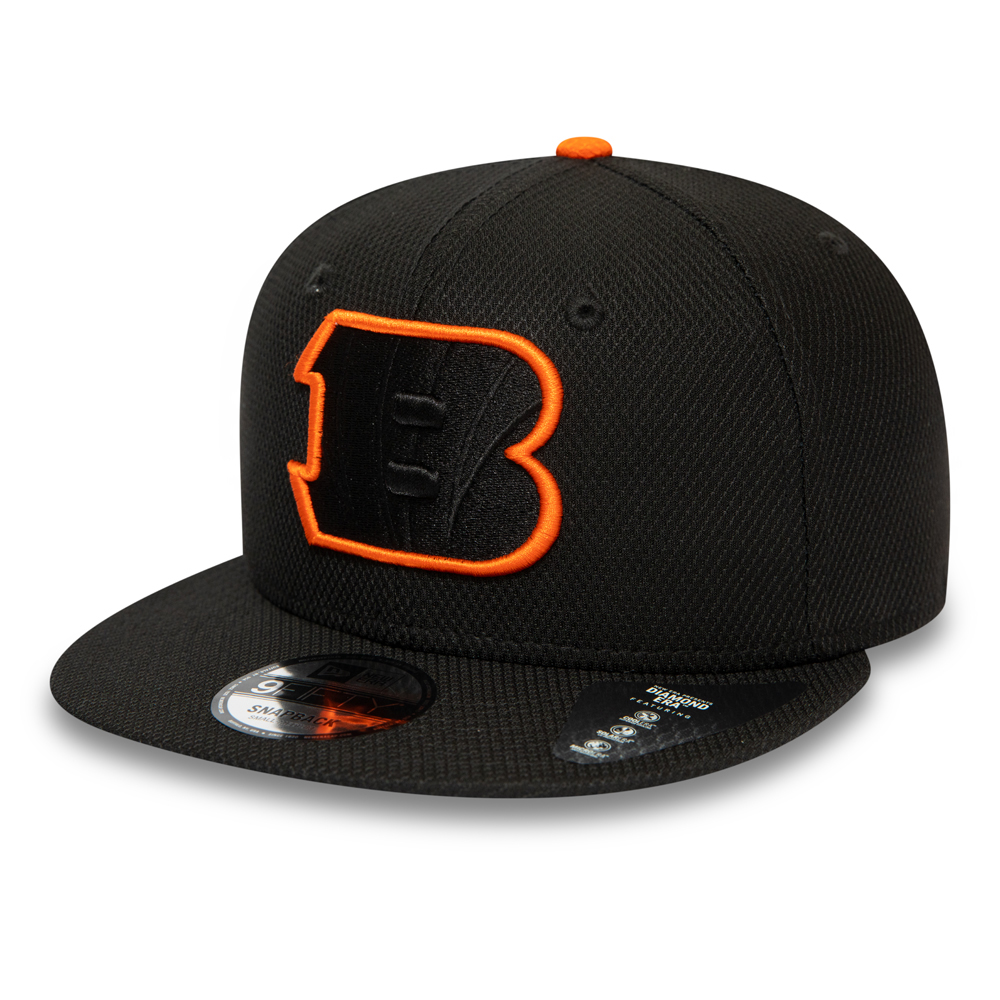 Cincinnati Bengals Outline Black 9FIFTY Snapback Cap