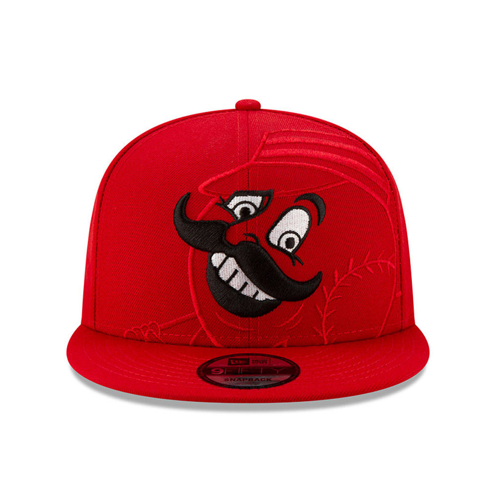 Cincinnati Reds Element Logo 9FIFTY Snapback Cap
