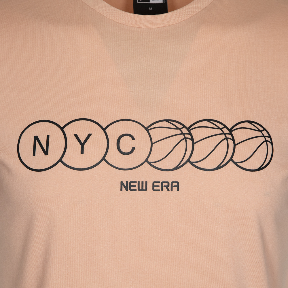 New Era NYC Logo Pink Table T-Shirt