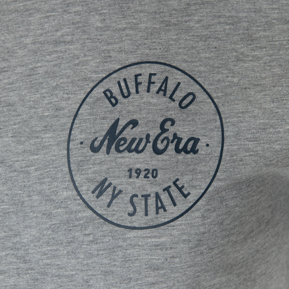 New Era Buffalo Logo Grey Table T-Shirt