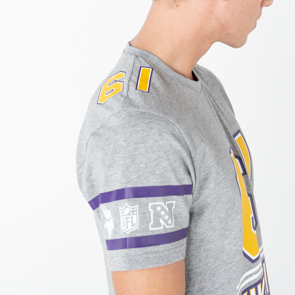 Minnesota Vikings Team Established Grey T-Shirt