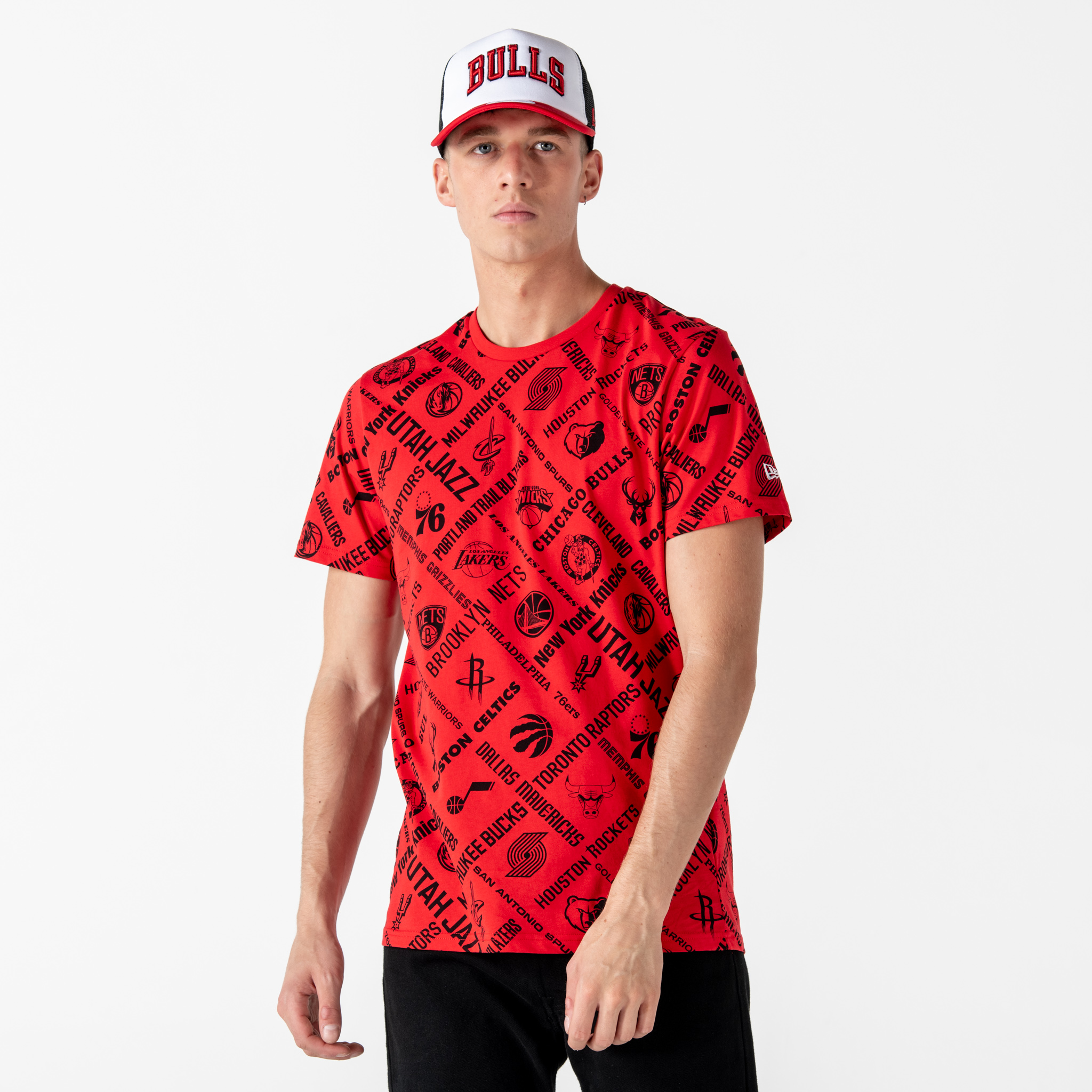 NBA Logo Red T-Shirt