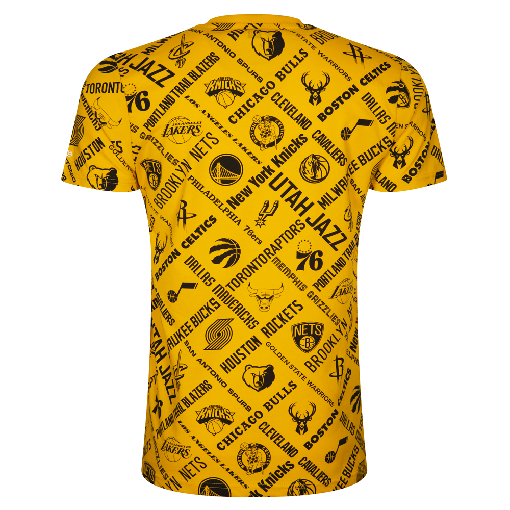NBA Logo Yellow T-Shirt