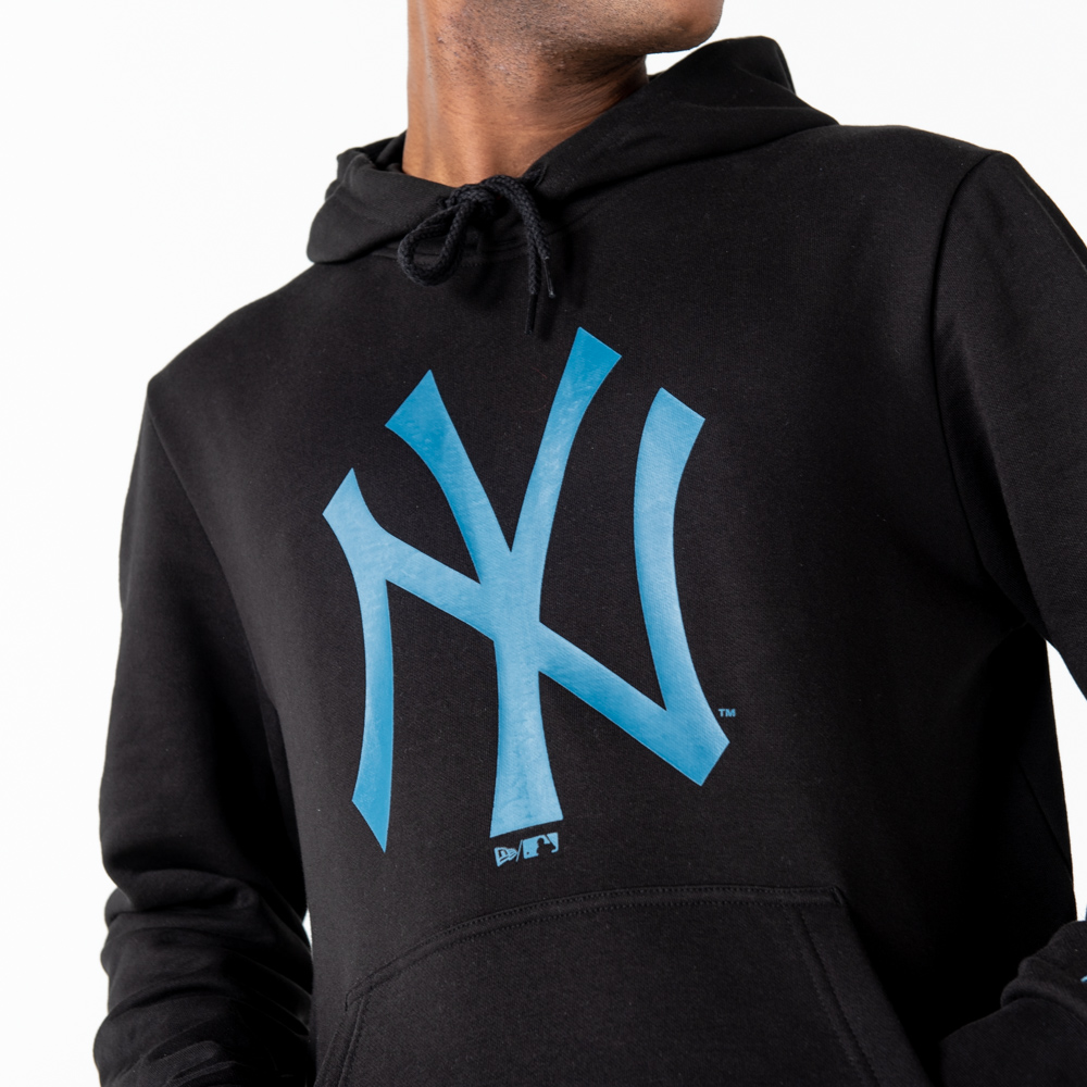 New York Yankees Blue Logo Hoodie