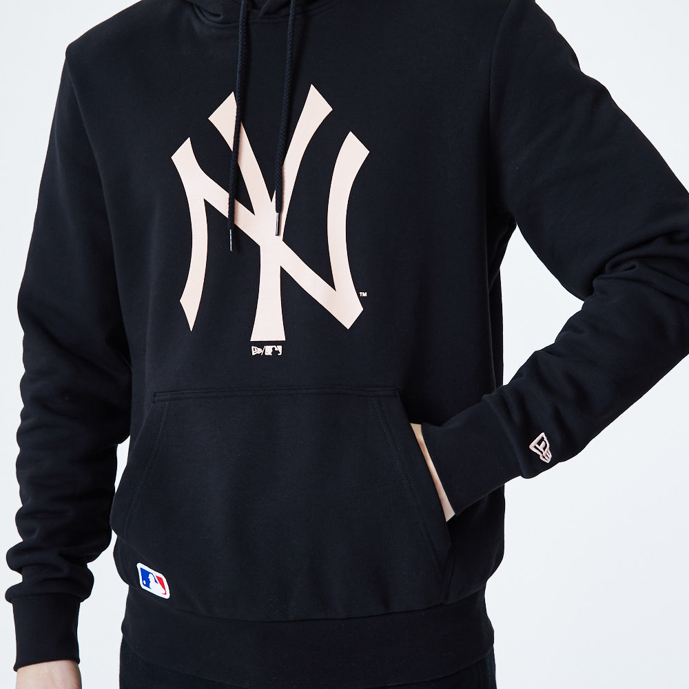 New York Yankees Pink Logo Hoodie