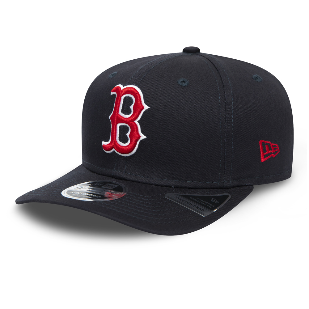 Boston Red Sox Navy Stretch Snap 9FIFTY Cap