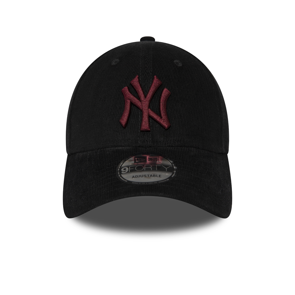 New York Yankees Cord Black 9FORTY Cap