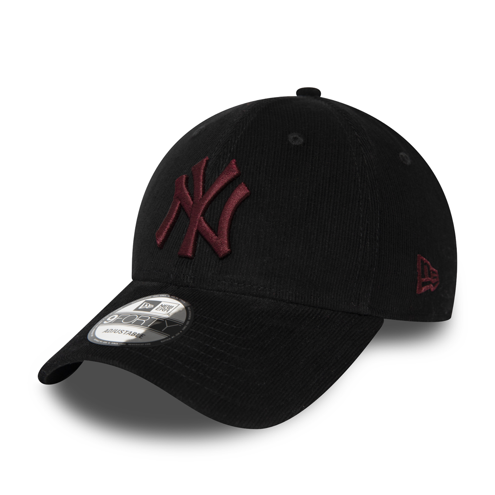 New York Yankees Cord Black 9FORTY Cap