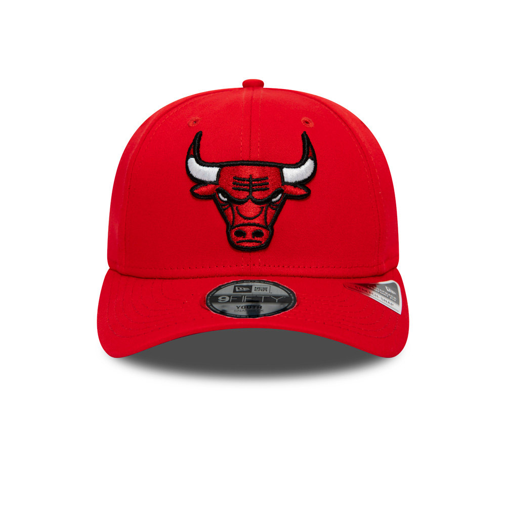 Chicago Bulls Kids Red Stretch Snap 9FIFTY Cap