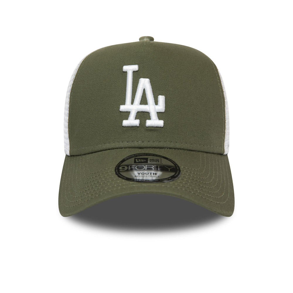 Los Angeles Dodgers Essential Kids Green A-Frame Trucker