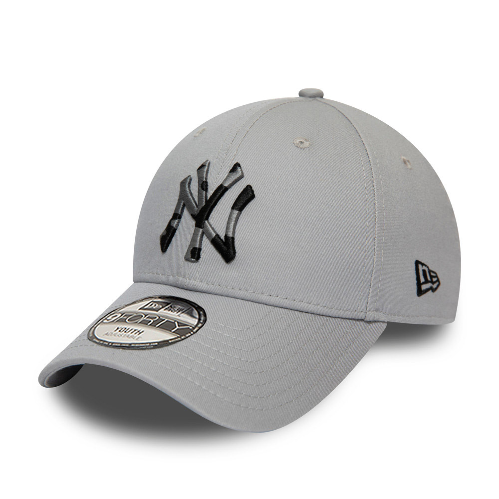 New York Yankees Camo Infill Kids Grey 9FORTY Cap