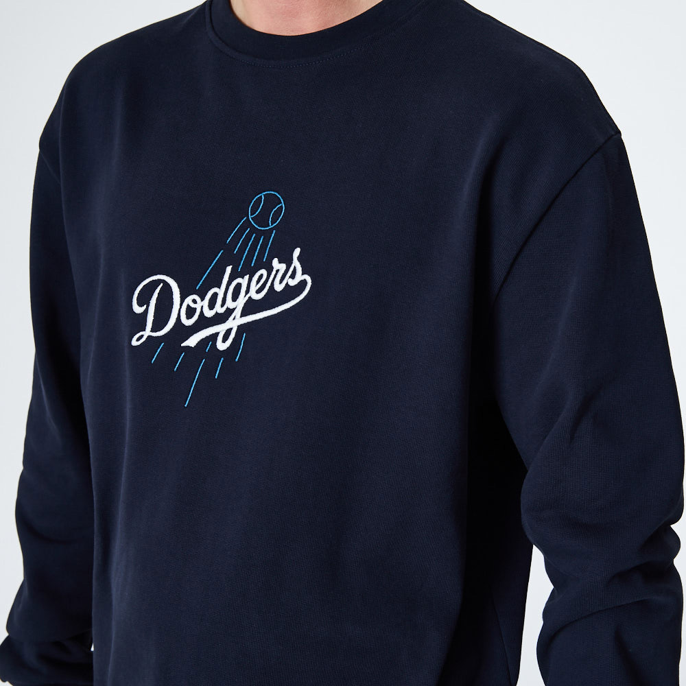 Los Angeles Dodgers Heritage Script Navy Sweatshirt