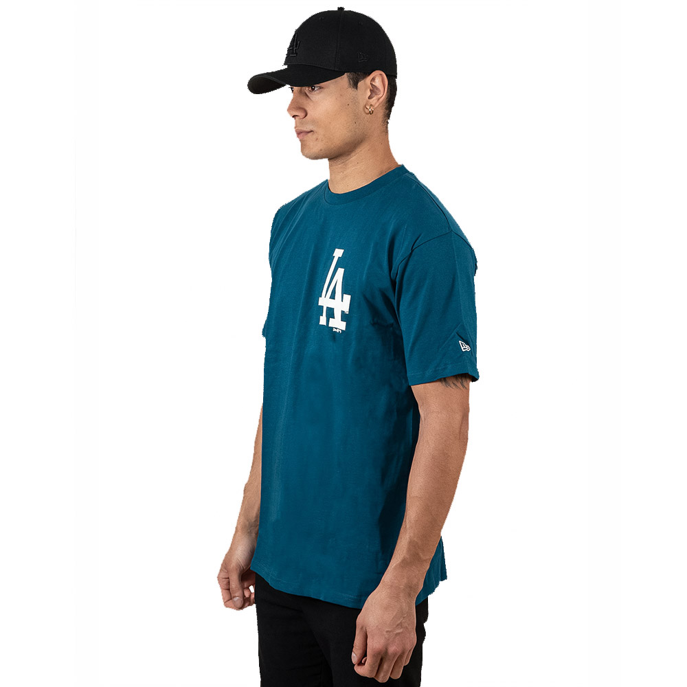 Los Angeles Dodgers Big Logo Oversized Blue T-Shirt