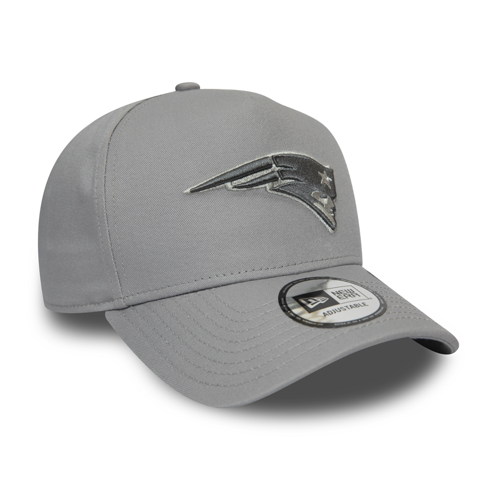 New England Patriots Grey A-Frame 9FORTY Cap