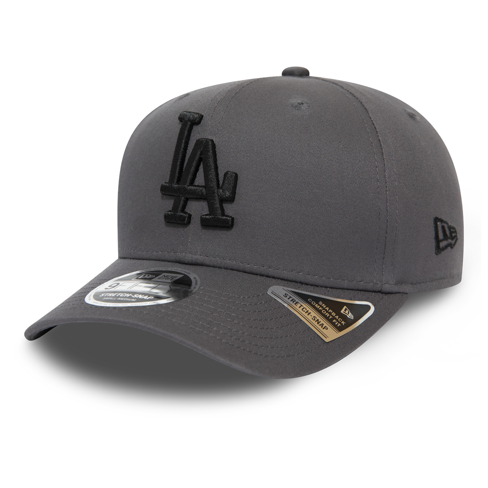 Los Angeles Dodgers Grey Stretch Snap 9FIFTY Cap